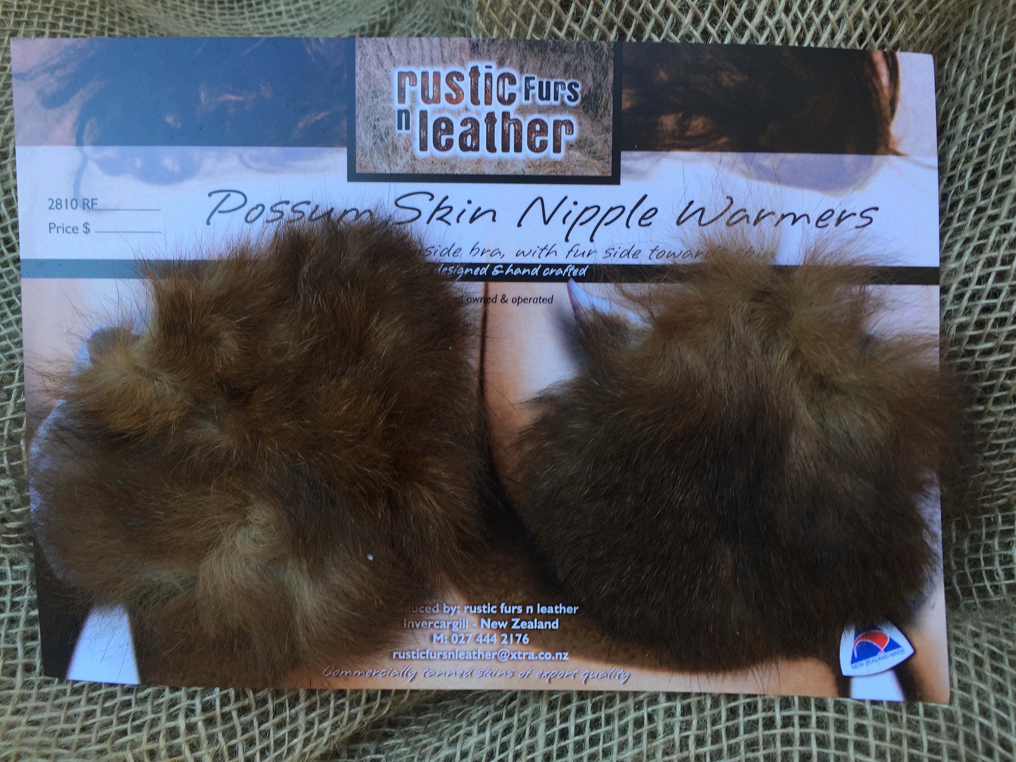 Natural Fur Breast Warmers
