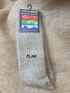 Ribbed Plain Socks