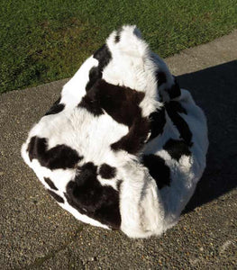 Custom Bean Bag Chair - Possum or Calf Hide